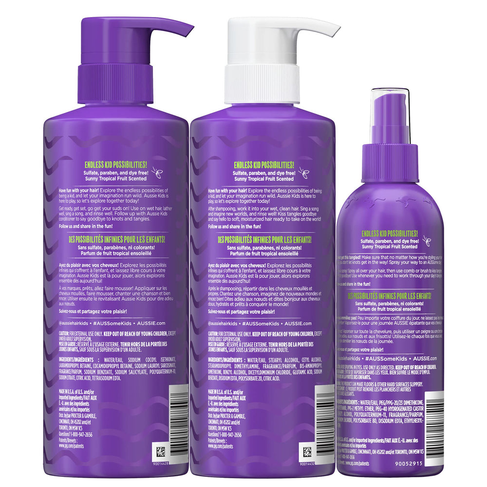 Aussie Kids rutina diaria, fragancia tropical suave
