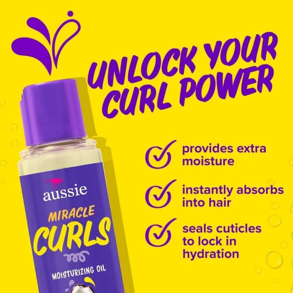 Aussie Miracle Curls, presentación práctica para uso diario.