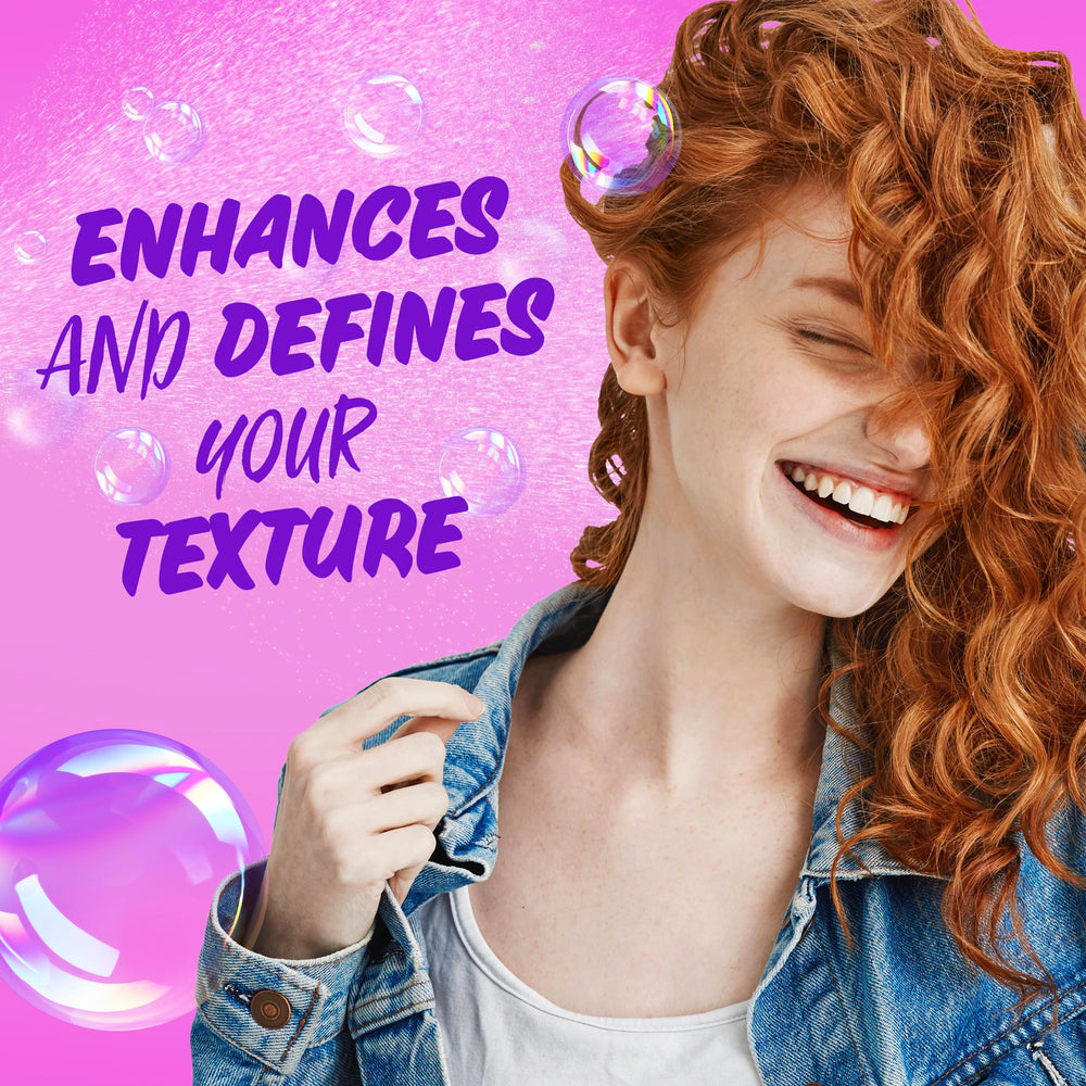 Aussie Sprunch spray applied to dry hair to finish and hold