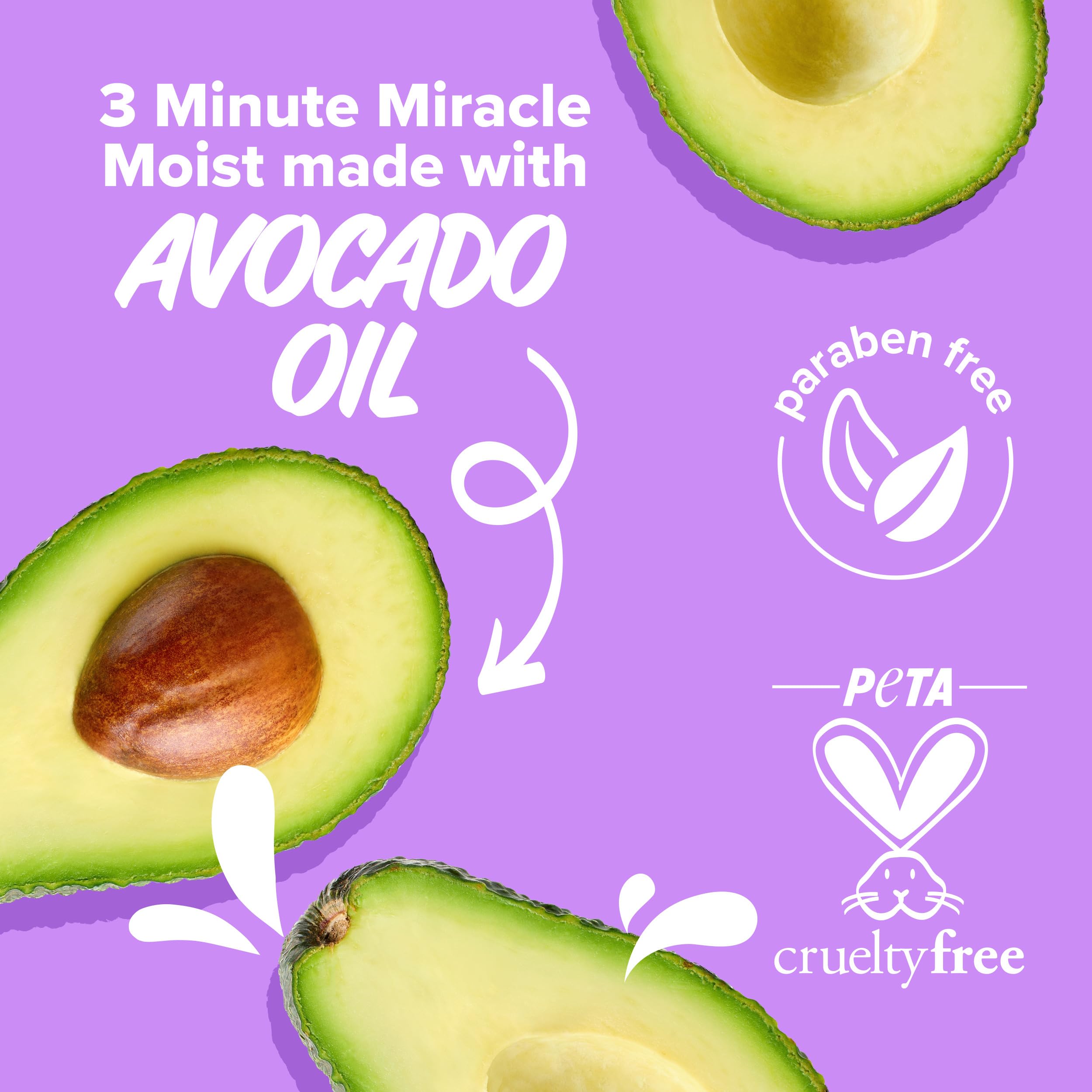 Packaging de Aussie Total Miracle exhibido en estante con etiqueta libre de parabenos.
