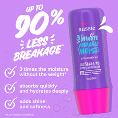 Frasco de Aussie Total Miracle Tratamiento profundo de 3 minutos para nutrición rápida.