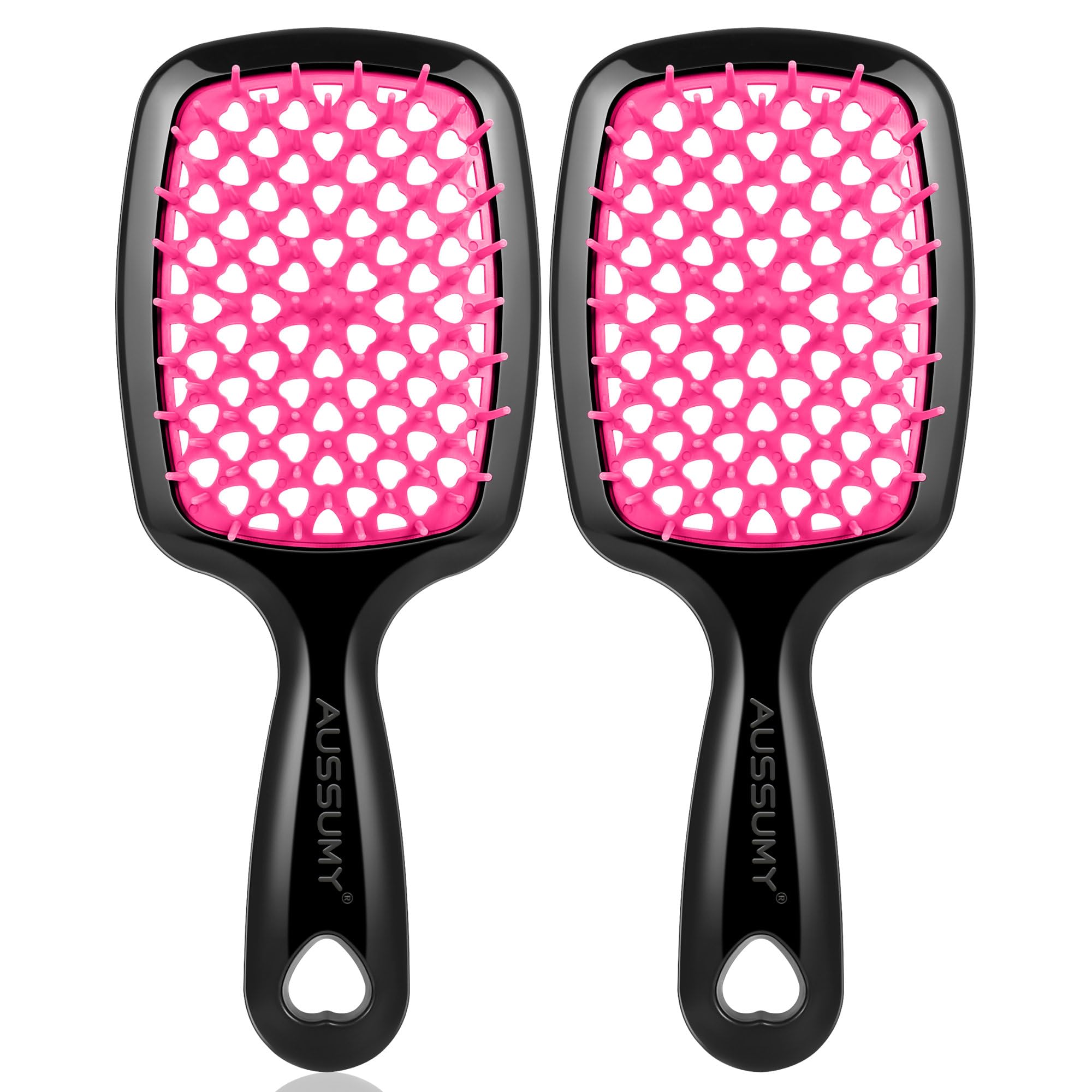 Aussumy regular brush for fast detangling and smooth daily styling.