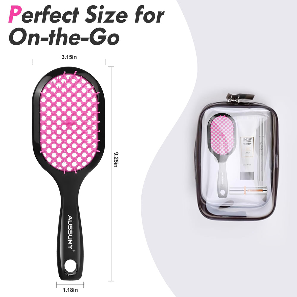 Aussumy travel-friendly brush in compact case
