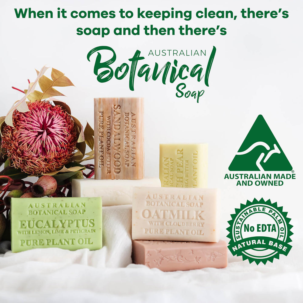 Australian Botanical Goat’s Milk Shea Butter lather for hands and body
