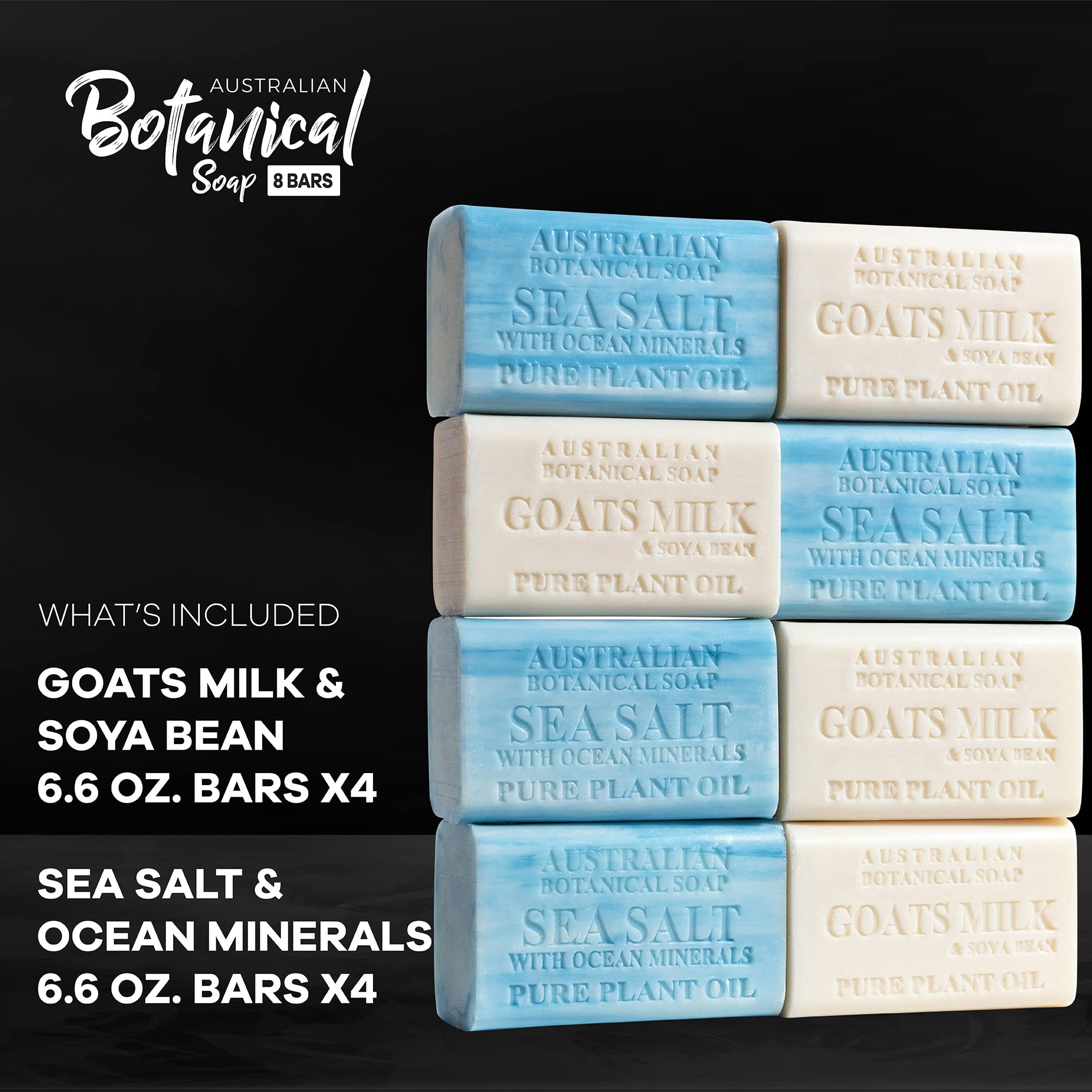 Australian Botanical Soap subtle, balanced fragrance suitable for daily showers.