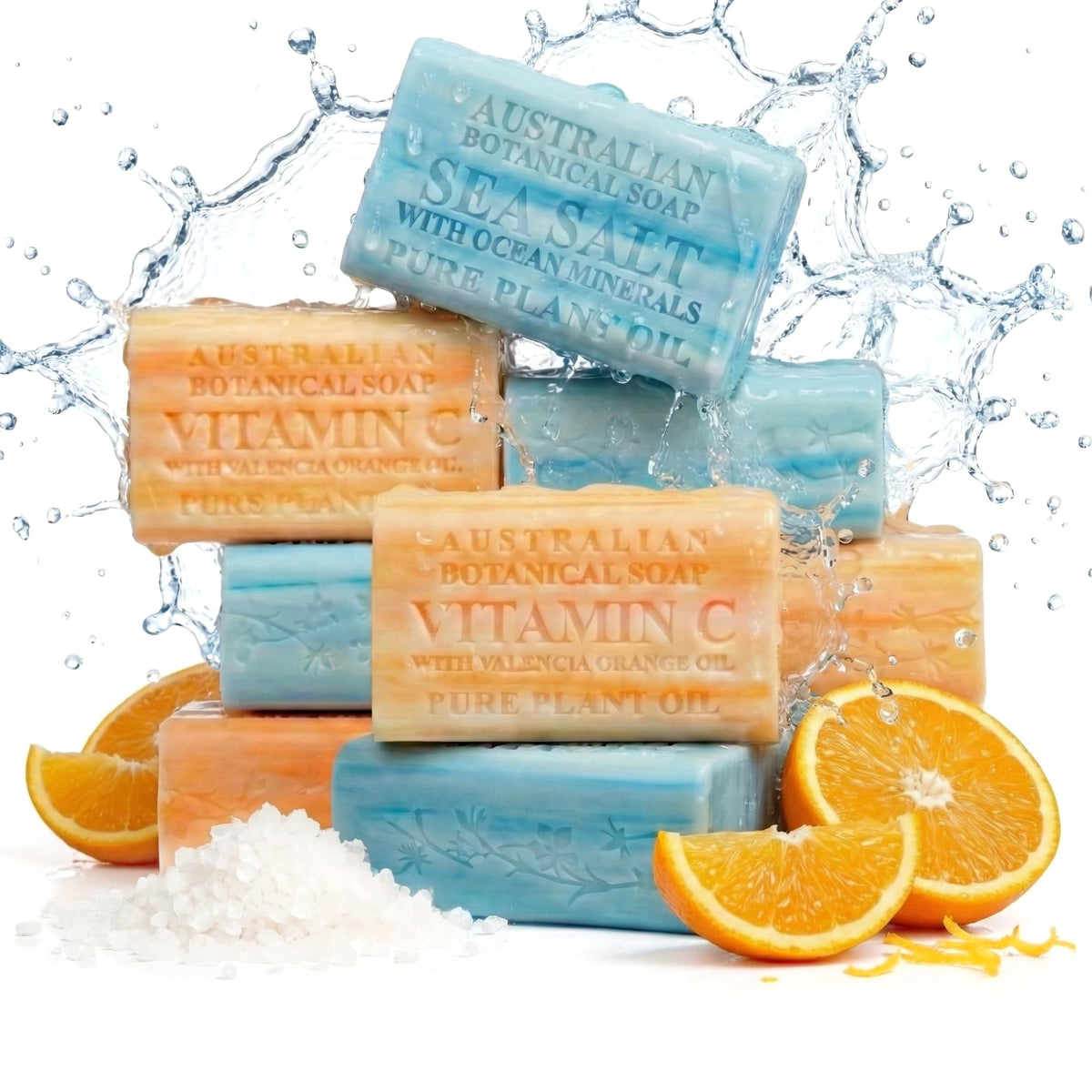 Australian Botanical Soap Valencia orange bar—bright citrus scent for daily refreshment