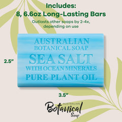 Australian Botanical Soap organic shea butter infusion bar glows softly, moisturizing during wash.