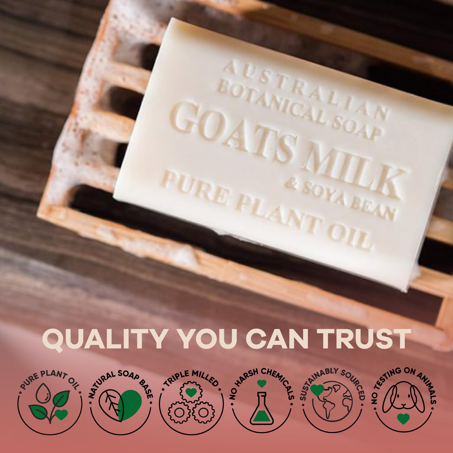 Australian Botanical Soap crafted in south eastern Victoria farms for premium origins.
