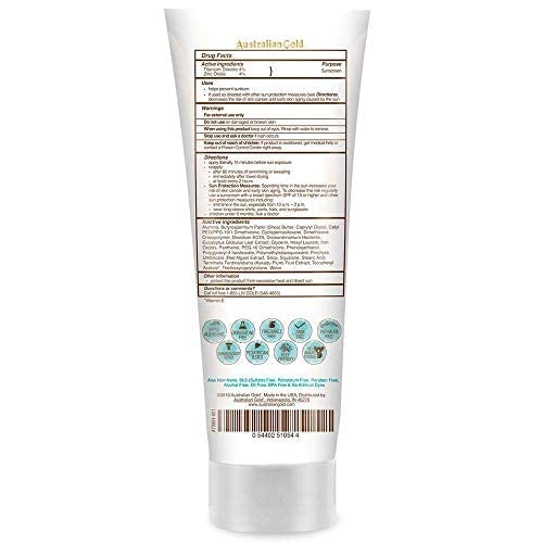 Close-up swatch of tinted mineral sunscreen on skin