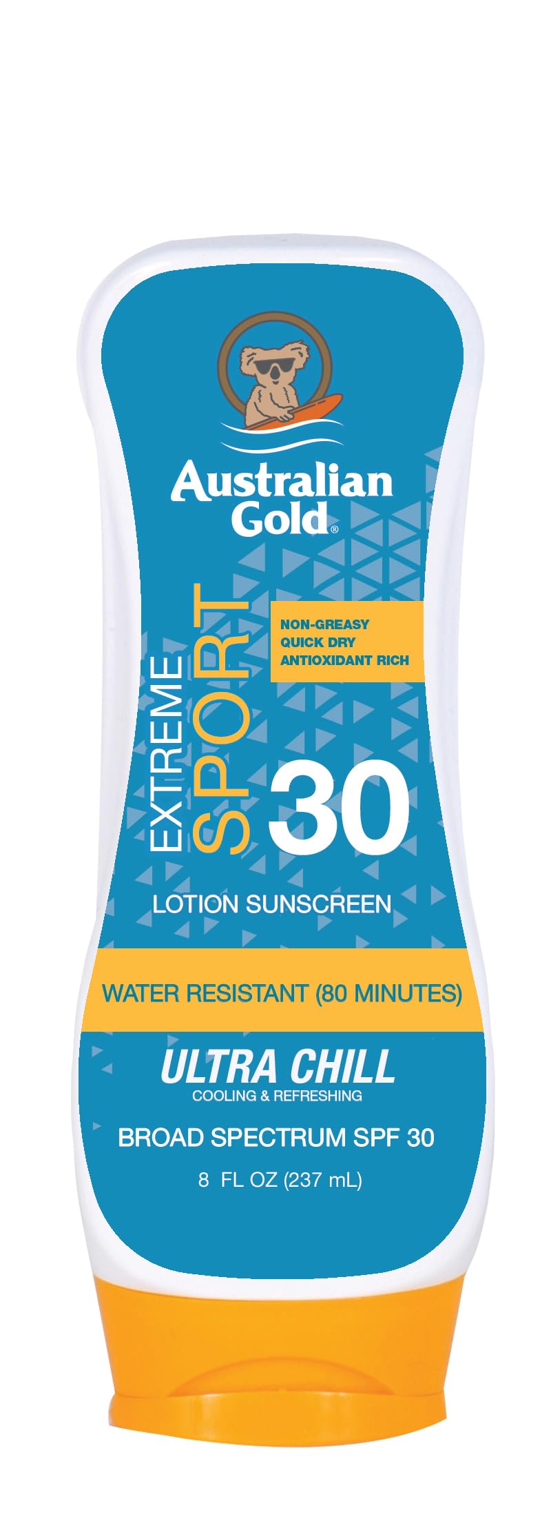 Australian Gold Extreme Sport protector solar: botella para uso al aire libre.