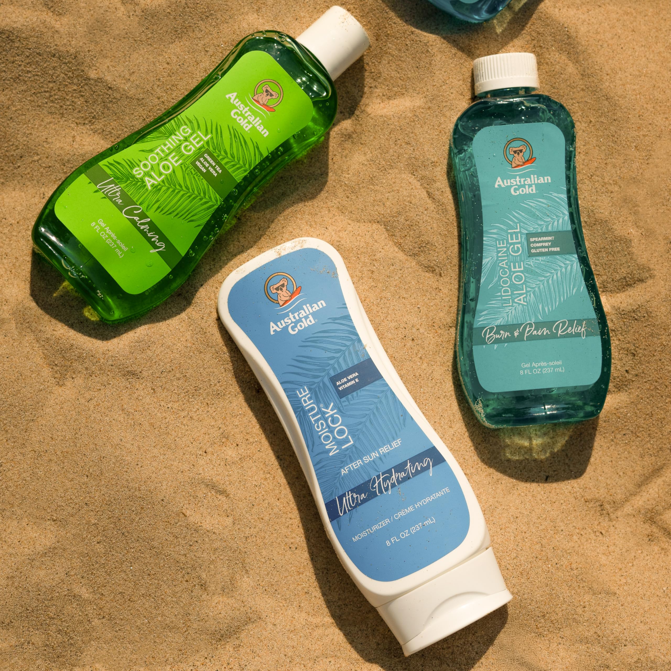 Australian Gold after-sun routine with this tan extender for lasting glow.