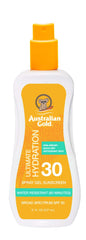 Australian Gold Spray Gel bottle with pump for easy outdoor application