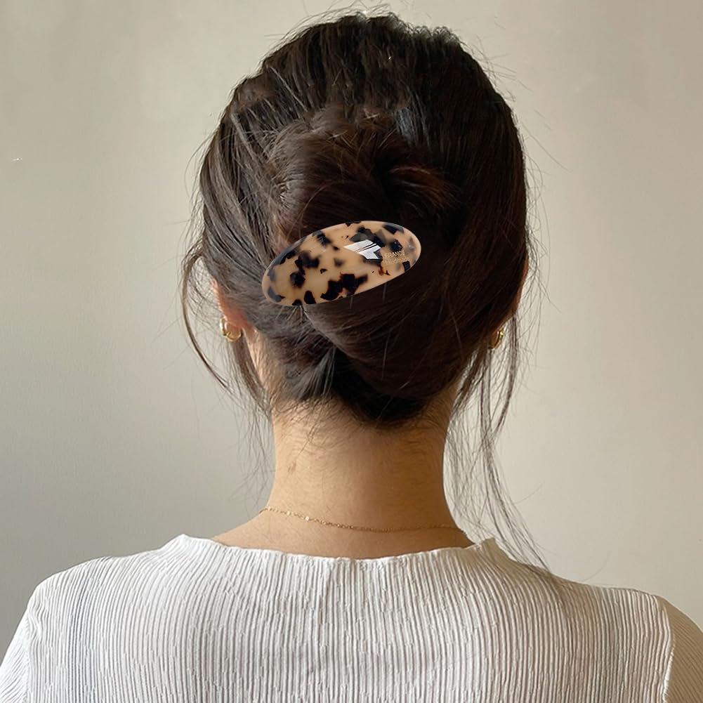 Auswalar prendedor acetato para cabello grueso, sujeción estable durante todo el día.