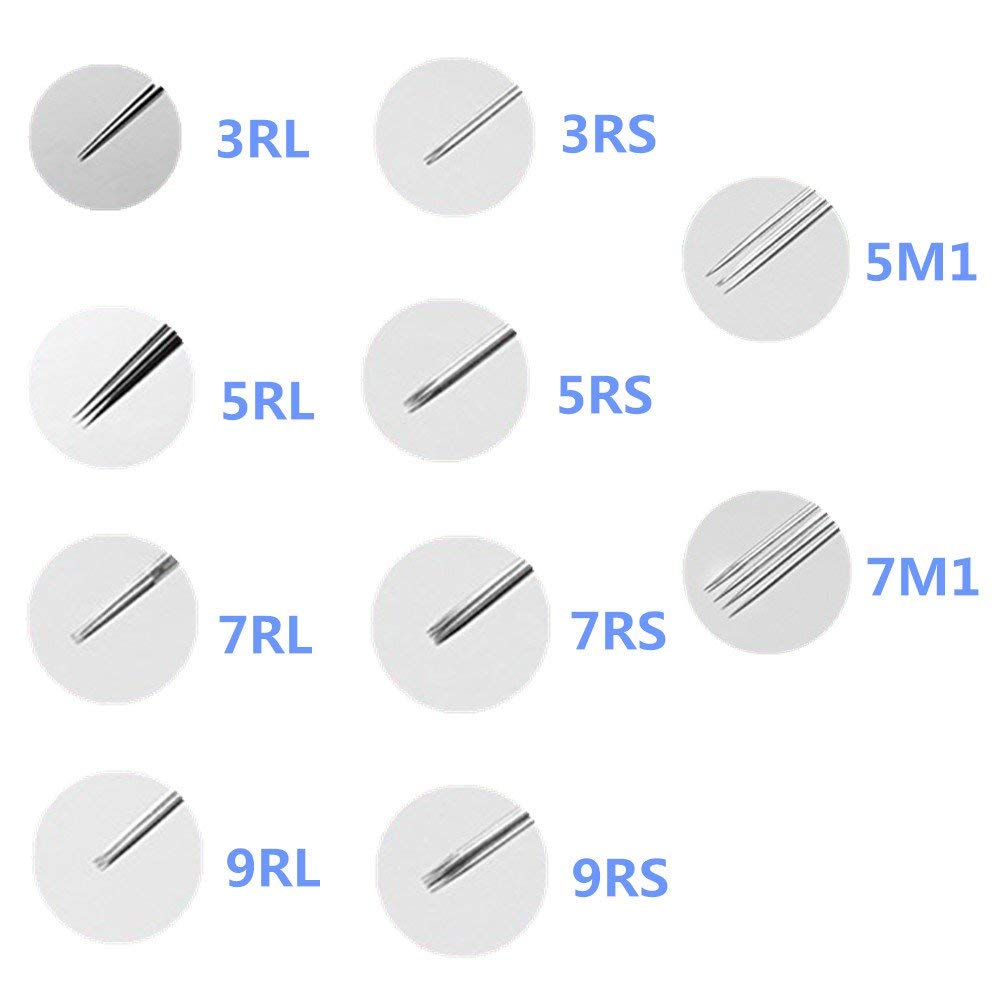 Autdor 3RL needle close-up showing precise tip for clean lines