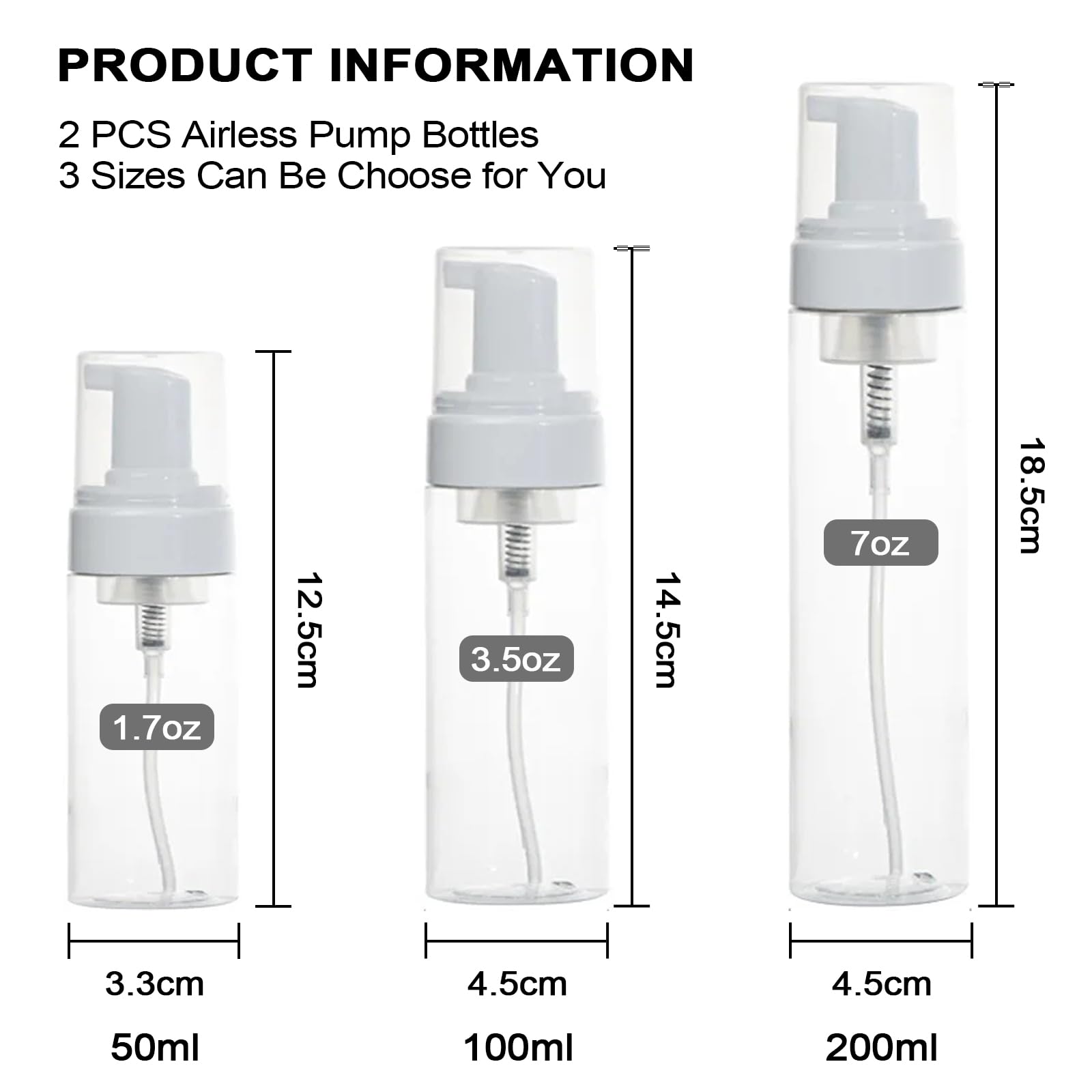 Autdor foam pump with clear cap for precise foam dispensing