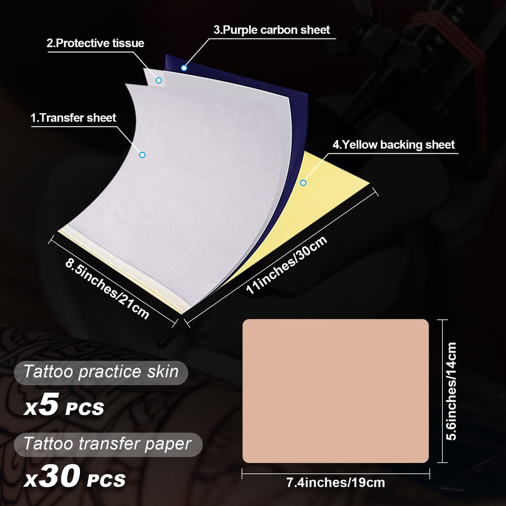Autdor piel práctica tatuaje 3mm, textura suave que imita piel real para ejercicios.