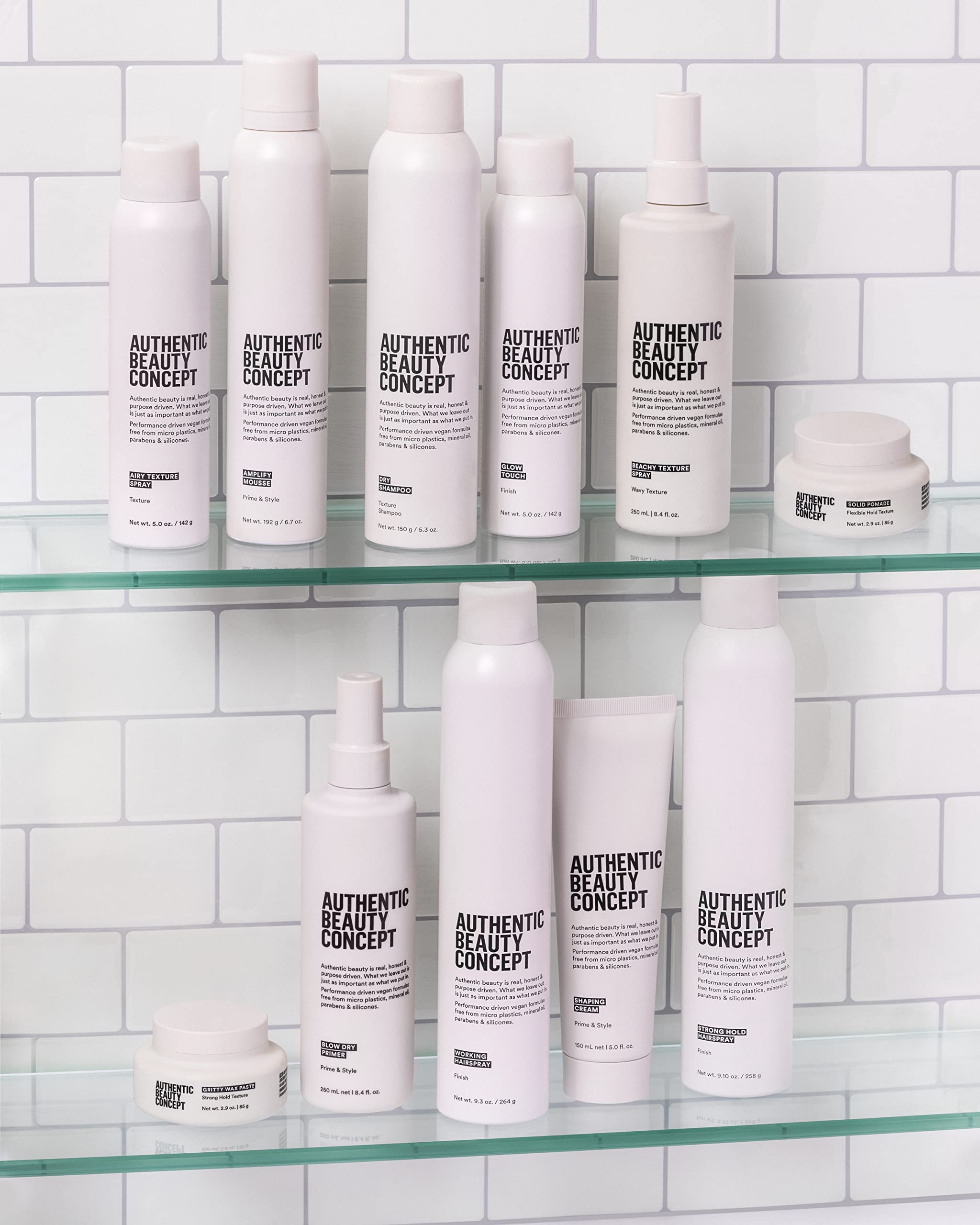 Authentic Beauty Concept Amplify Mousse is silicone-free and gentle on hair.