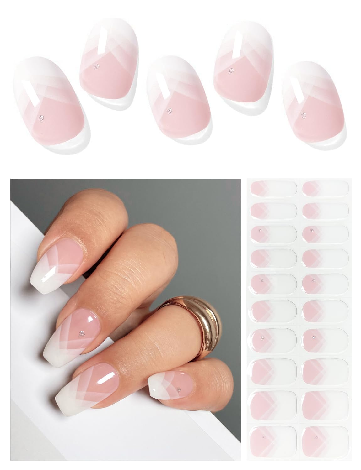 AutyaMee pegatinas de gel, set de 20 piezas, fáciles de aplicar en casa.