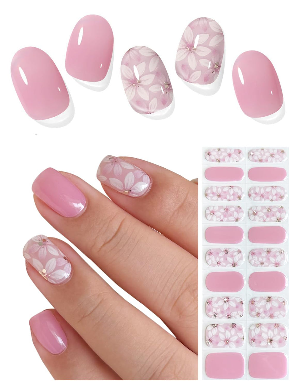 AutyaMee tiras gel violeta para uñas, acabado duradero y pulido.
