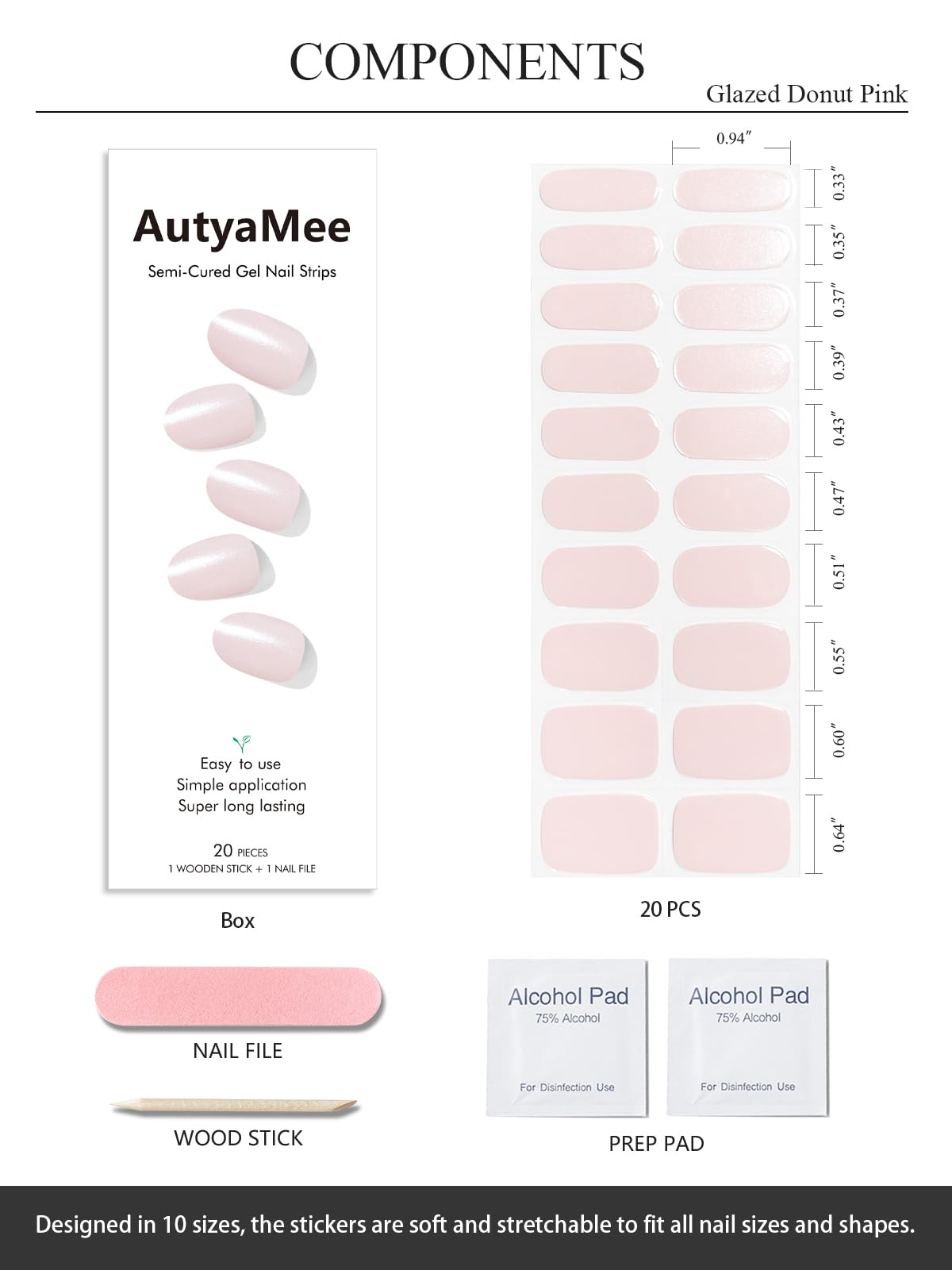 AutyaMee lámpara ultravioleta o luz LED para curado rápido
