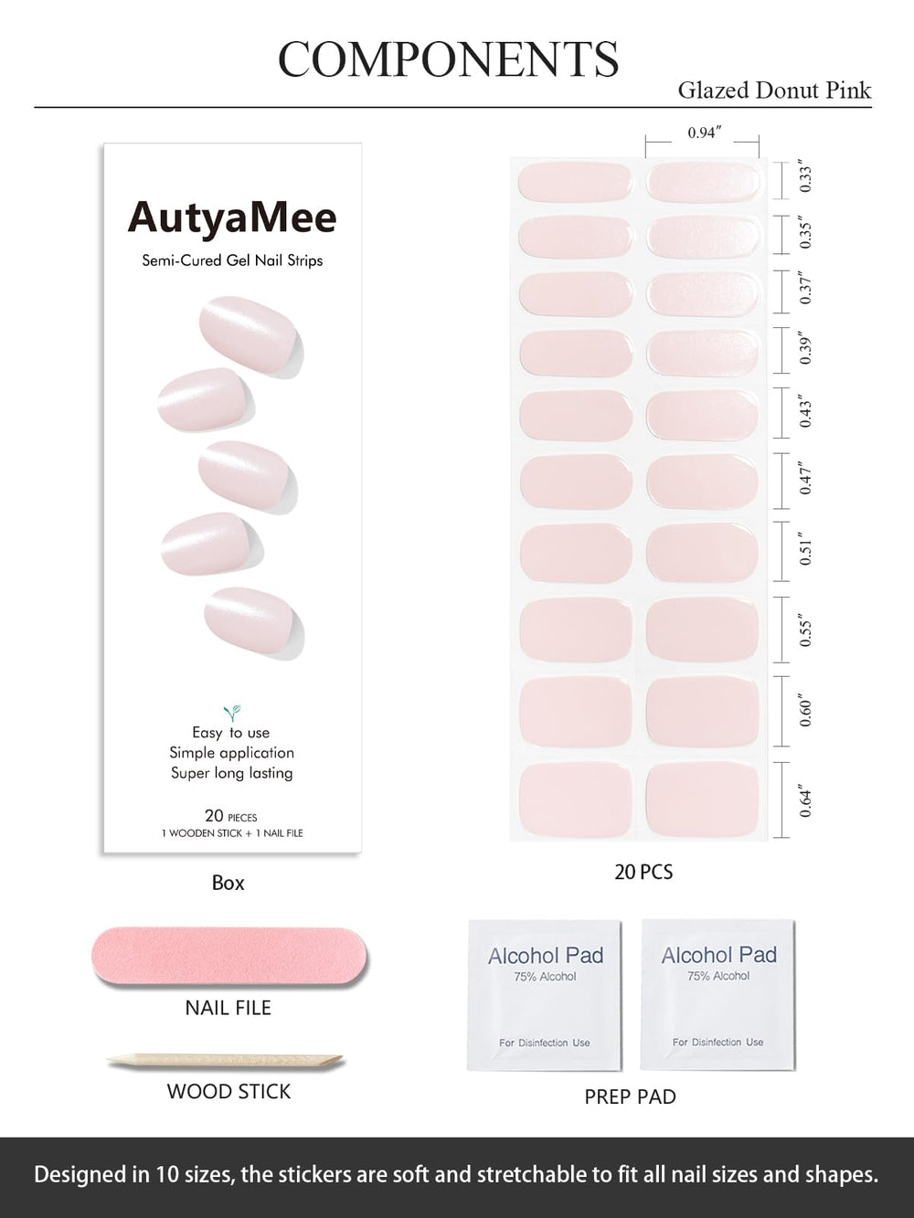 AutyaMee lámpara ultravioleta o luz LED para curado rápido