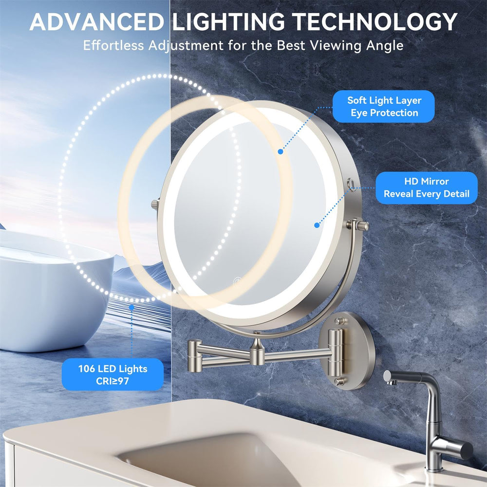 Auxmir 106 LED lights offer three modes for any setting.