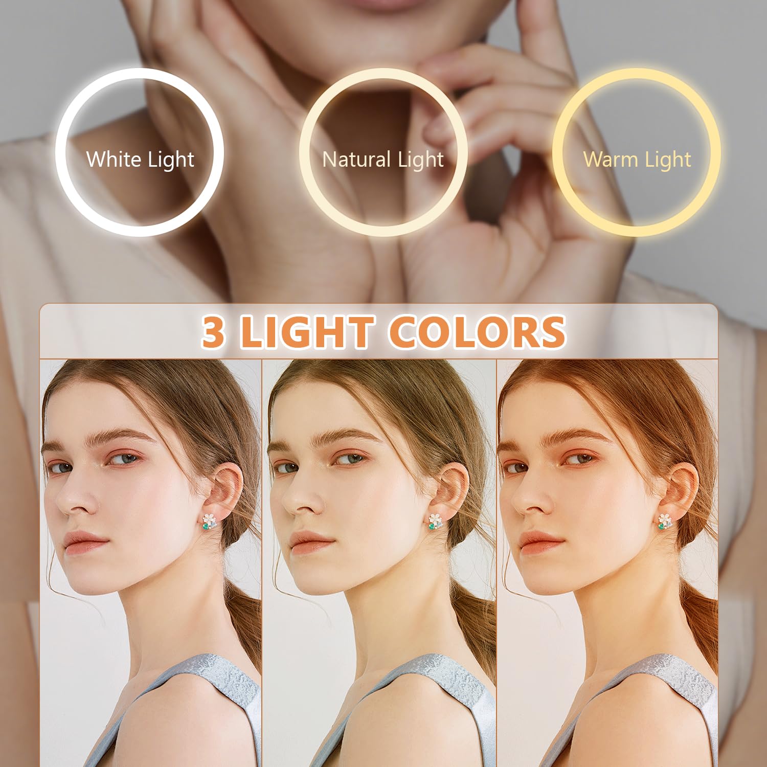 Auxmir 30x magnification for flawless detail in brows and lashes.