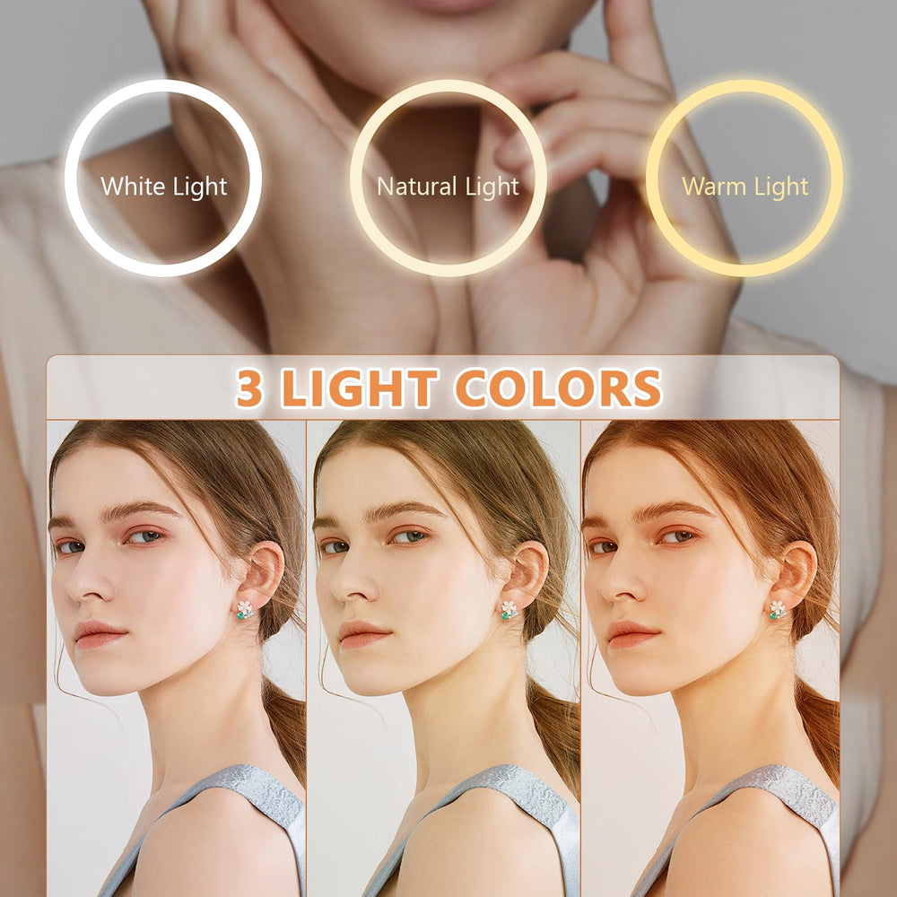 Auxmir 30x magnification for flawless detail in brows and lashes.