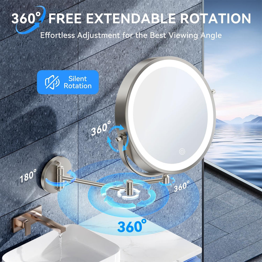 Auxmir foldable wall mount design saves counter space.
