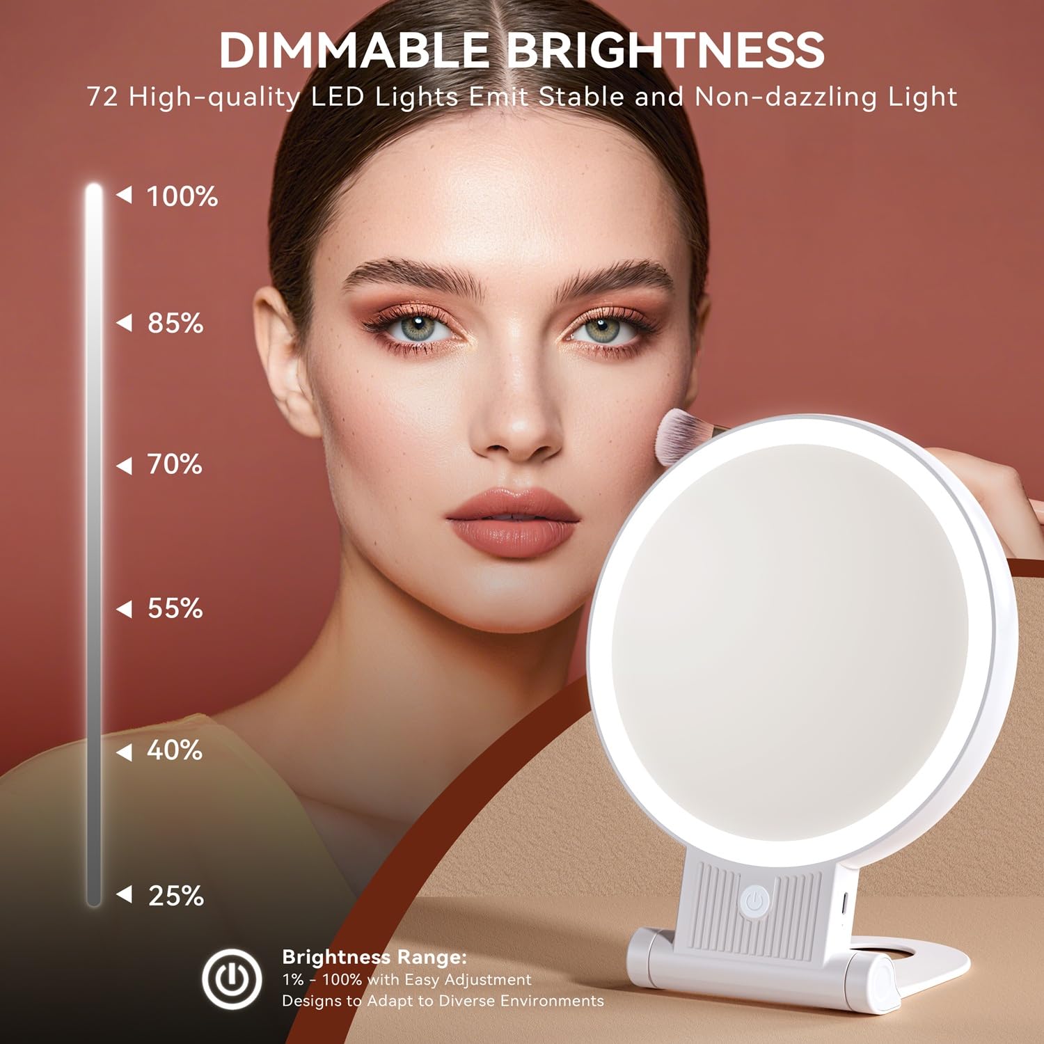 Auxmir independent side controls let you switch lighting without flipping.
