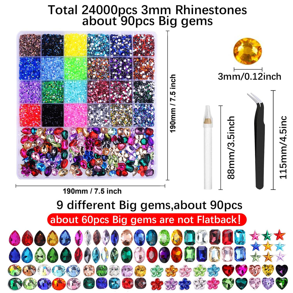 Conjunto de 26 rejillas de colores Auxnki para decorar proyectos.