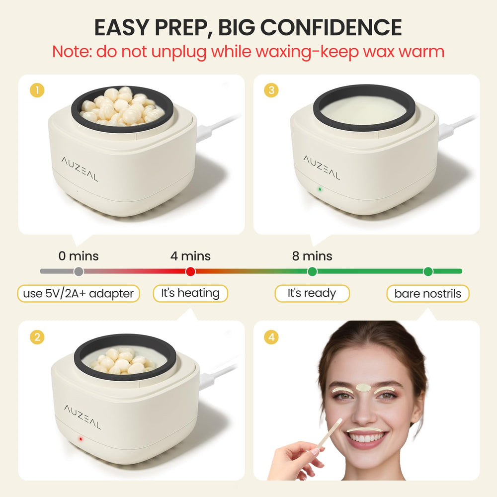 AUZEAL nose sticks for targeted nose hair removal