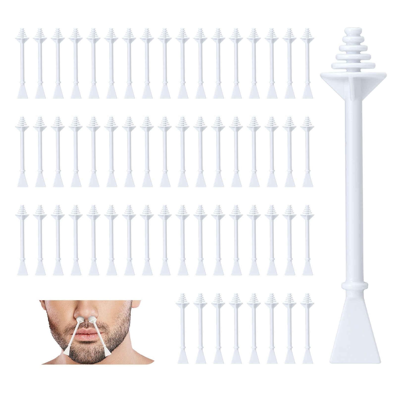 AUZEAL nose hair wax stick pack, convenient for daily grooming and nostril cleaning
