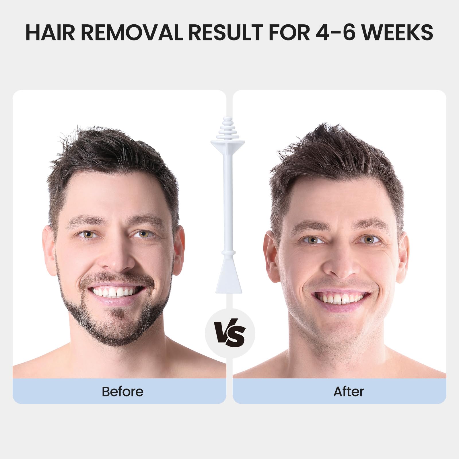 AUZEAL painless wax application provides a gentle grooming experience
