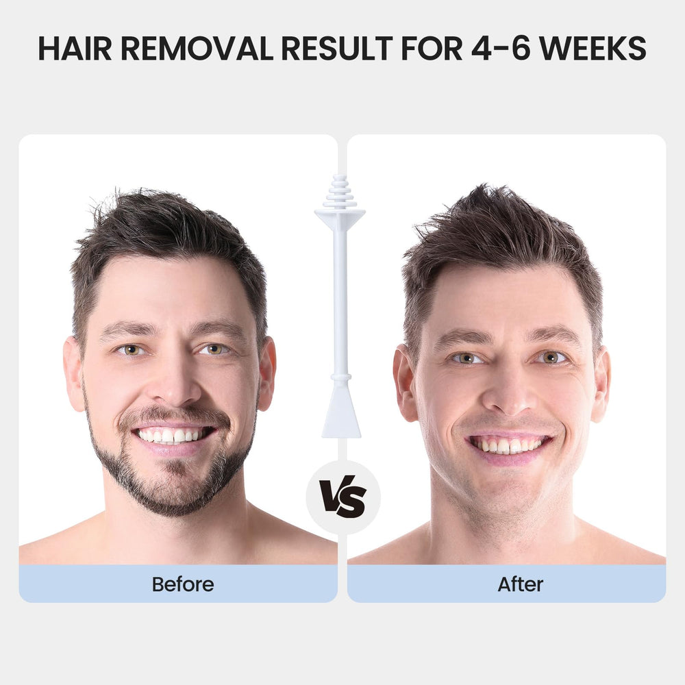 AUZEAL painless wax application provides a gentle grooming experience