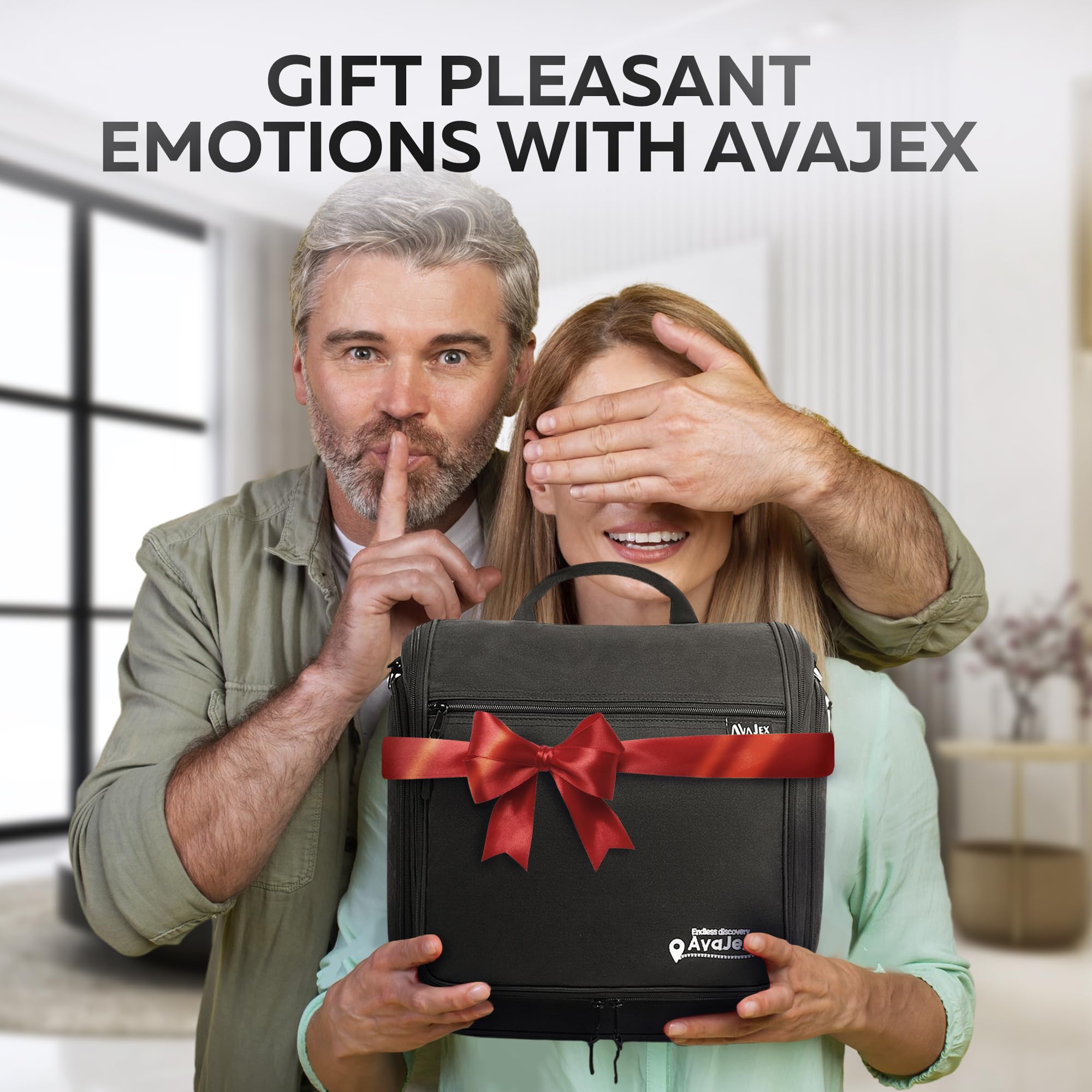 AvaJex compact travel size fits neatly in carry-on luggage.