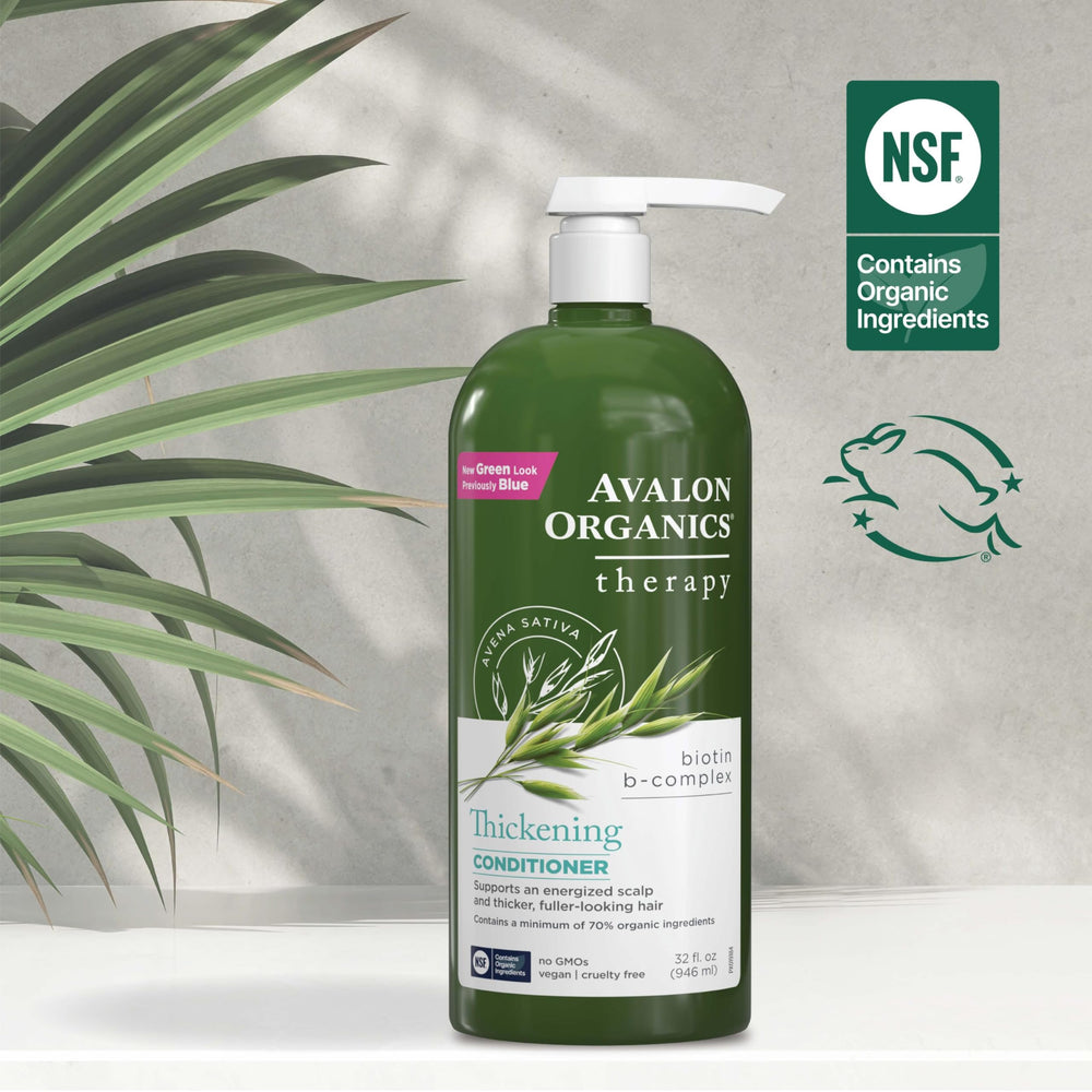 Ingredientes orgánicos de Avalon Organics Biotin B-Complex sin aditivos agresivos