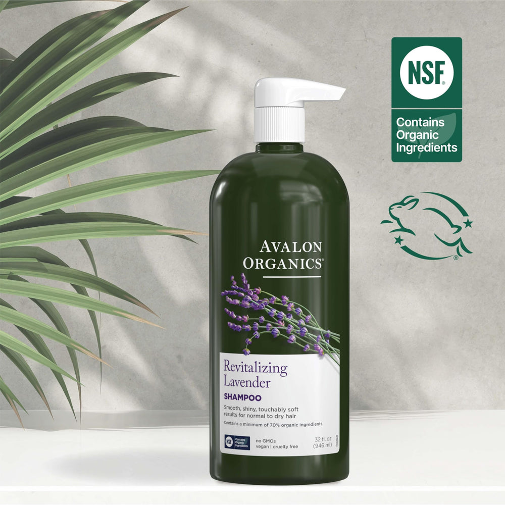 Cabello suave y brillante tras usar Avalon Organics Champú Lavanda Revitalizante.