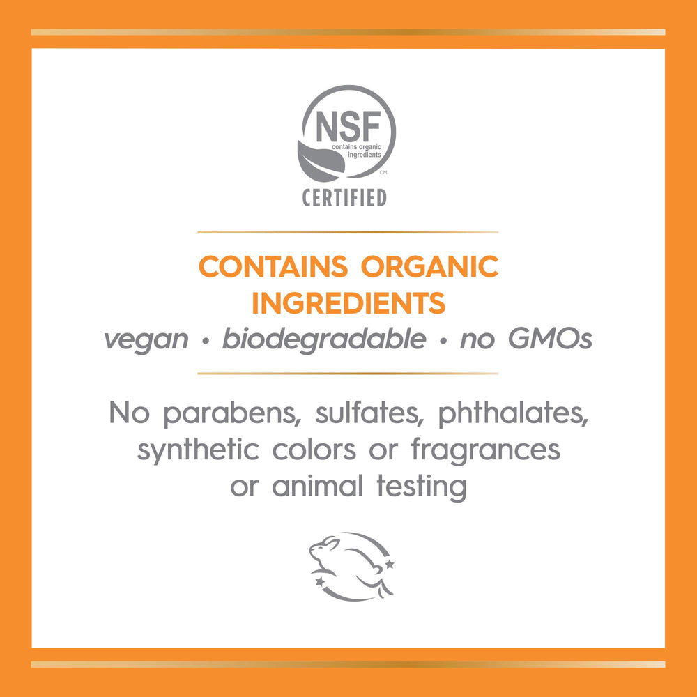 Detalle del Complejo Triple-C y Ciruela Kakadu en Avalon Organics, para un rostro más luminoso.