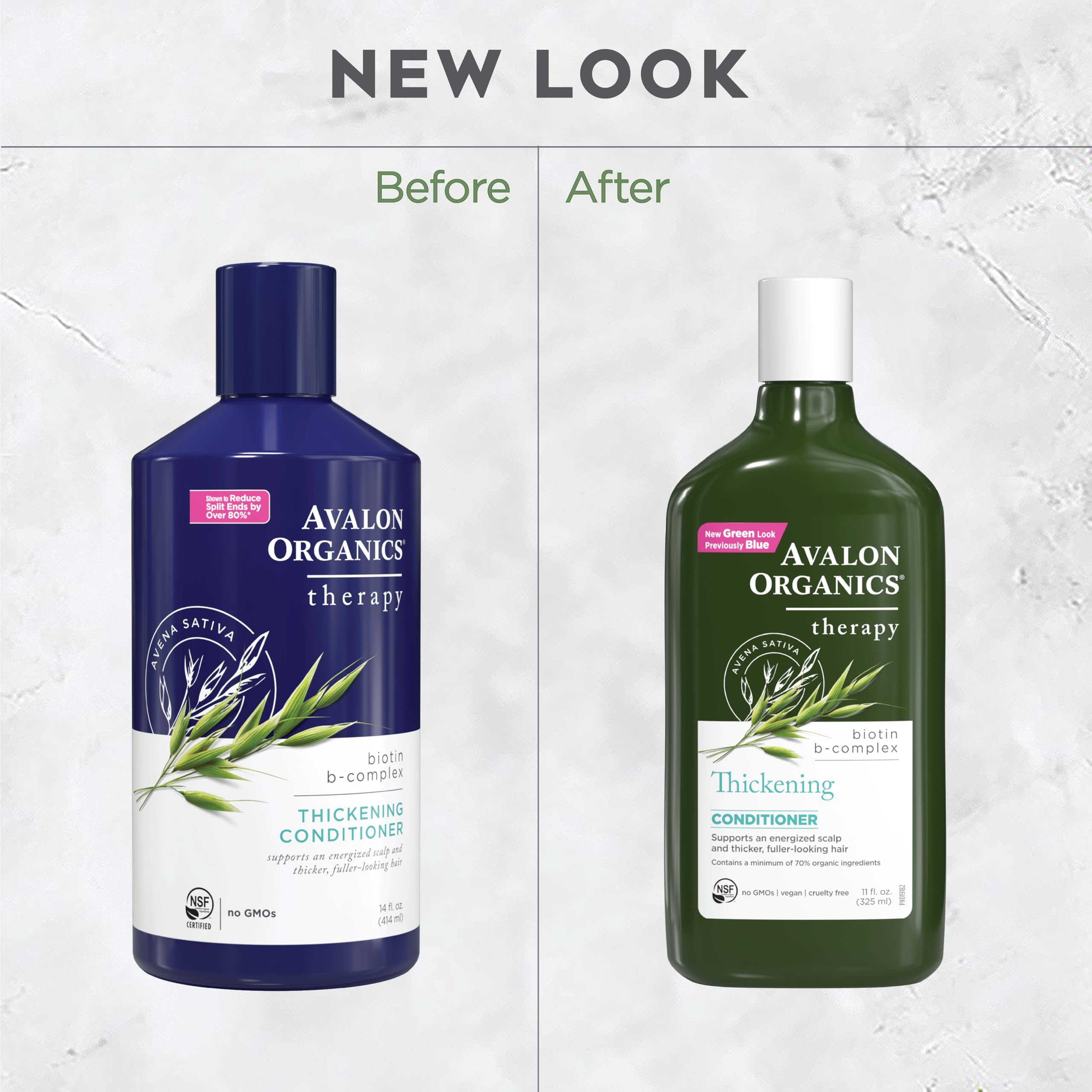 Avalon Organics in-shower conditioning routine demonstrated with product usage.