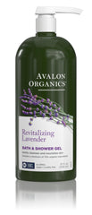 Avalon Organics Lavender Bath Gel bottle for gentle daily cleansing and hydration