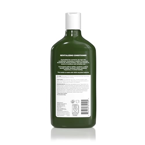 Close-up of Avalon Organics lavender conditioner lather for detangling and shine