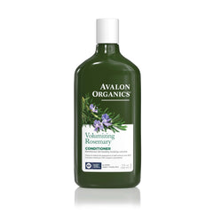Avalon Organics acondicionador romero, botella 11 oz, ofrece volumen para cabello fino.