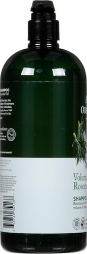 Avalon Organics Rosemary Shampoo translucent bottle in natural light