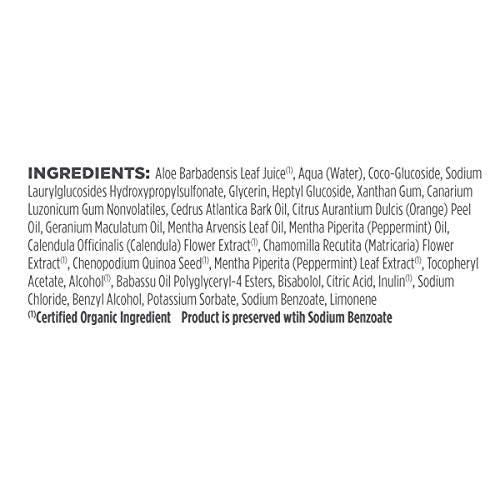 Ingredientes clave: quinoa y aloe en Avalon Organics Fortalecimiento