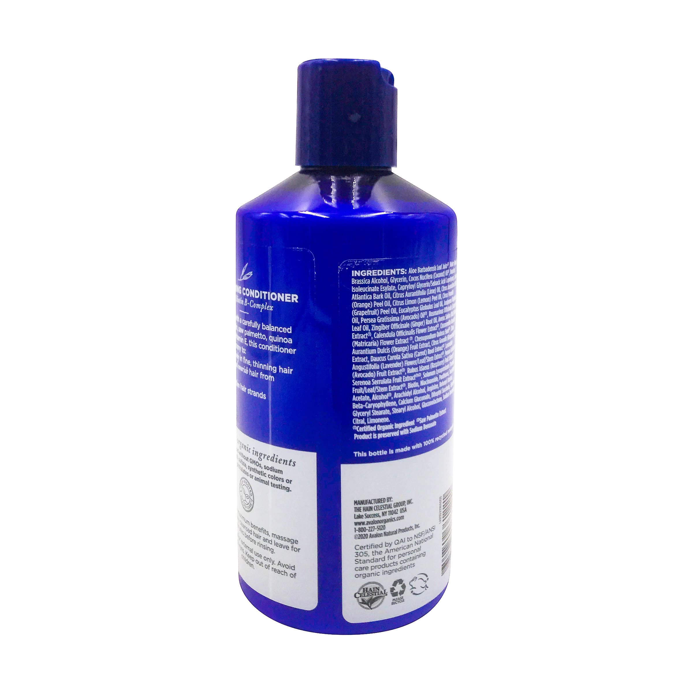 Avalon Organics Therapy Biotin B-Complex; cuidado diario para cabello saludable
