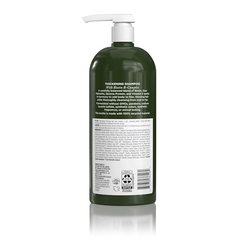 Avalon Organics Therapy Biotin B-Complex lather showing rich cleansing action