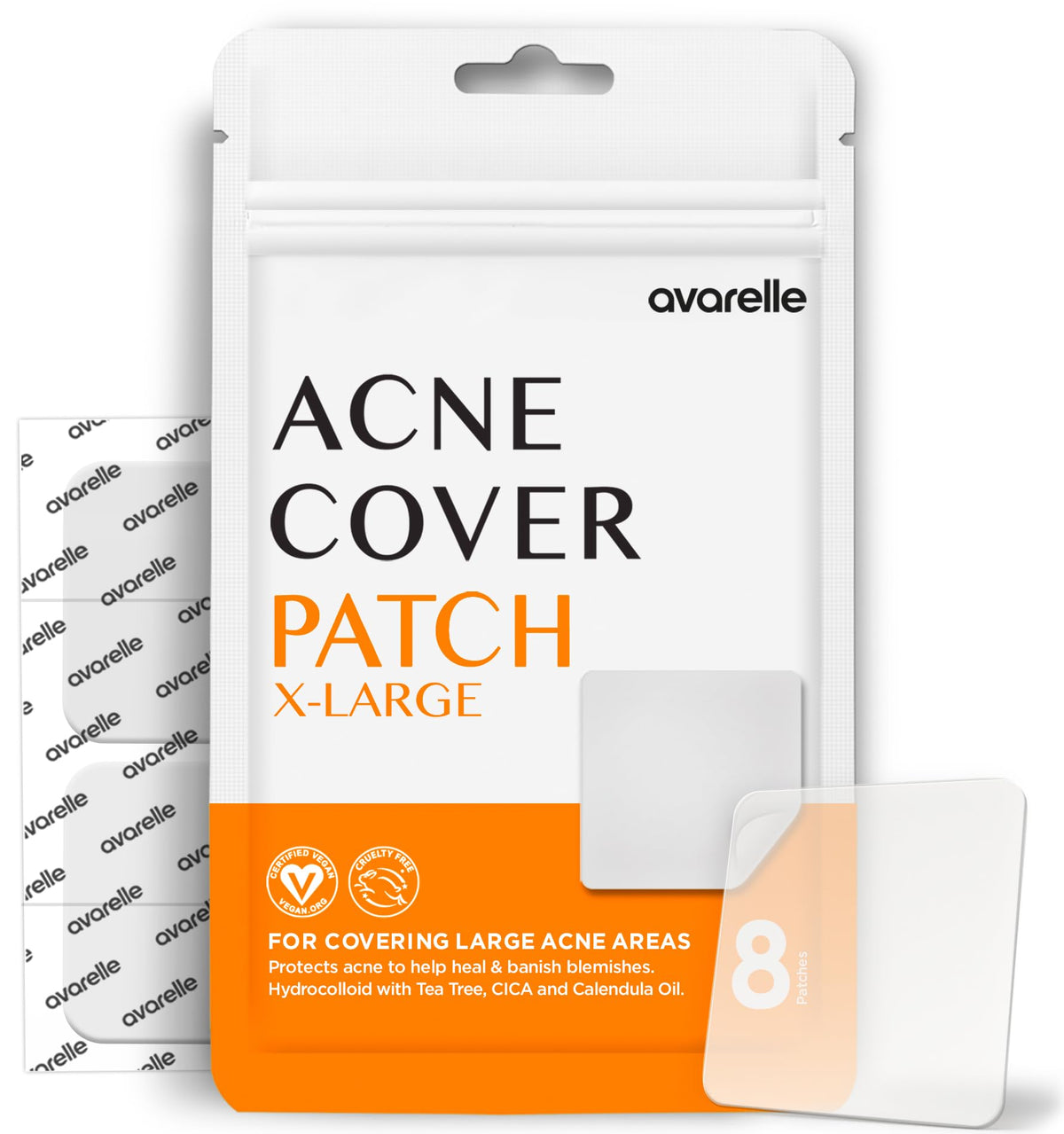 Parche AVARELLE para rostro cubre grano con hidrocoloide y mejora la apariencia