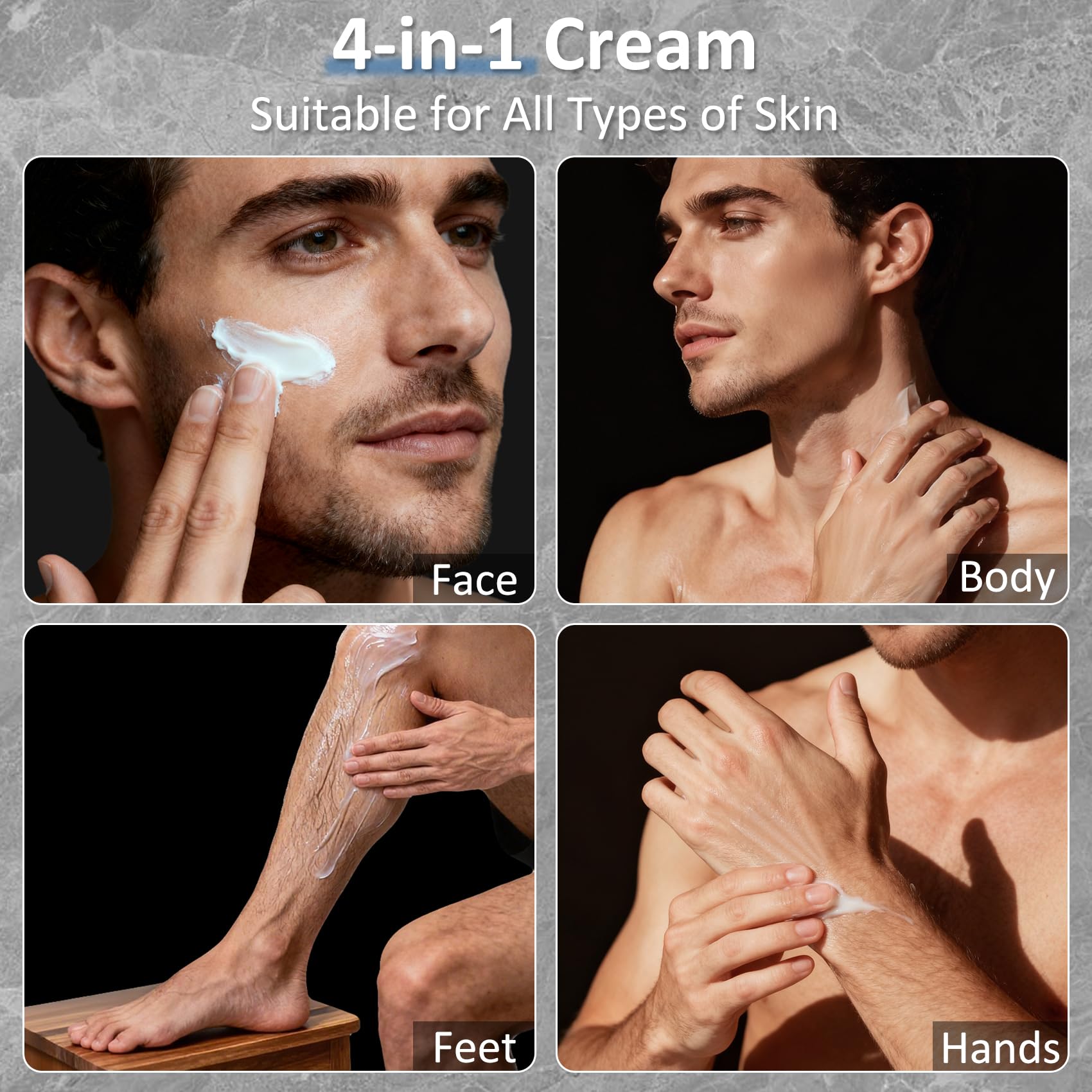 Unscented Balm on jawline offers fragrance-free skincare option