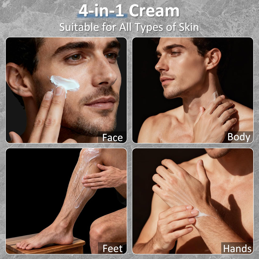 Unscented Balm on jawline offers fragrance-free skincare option